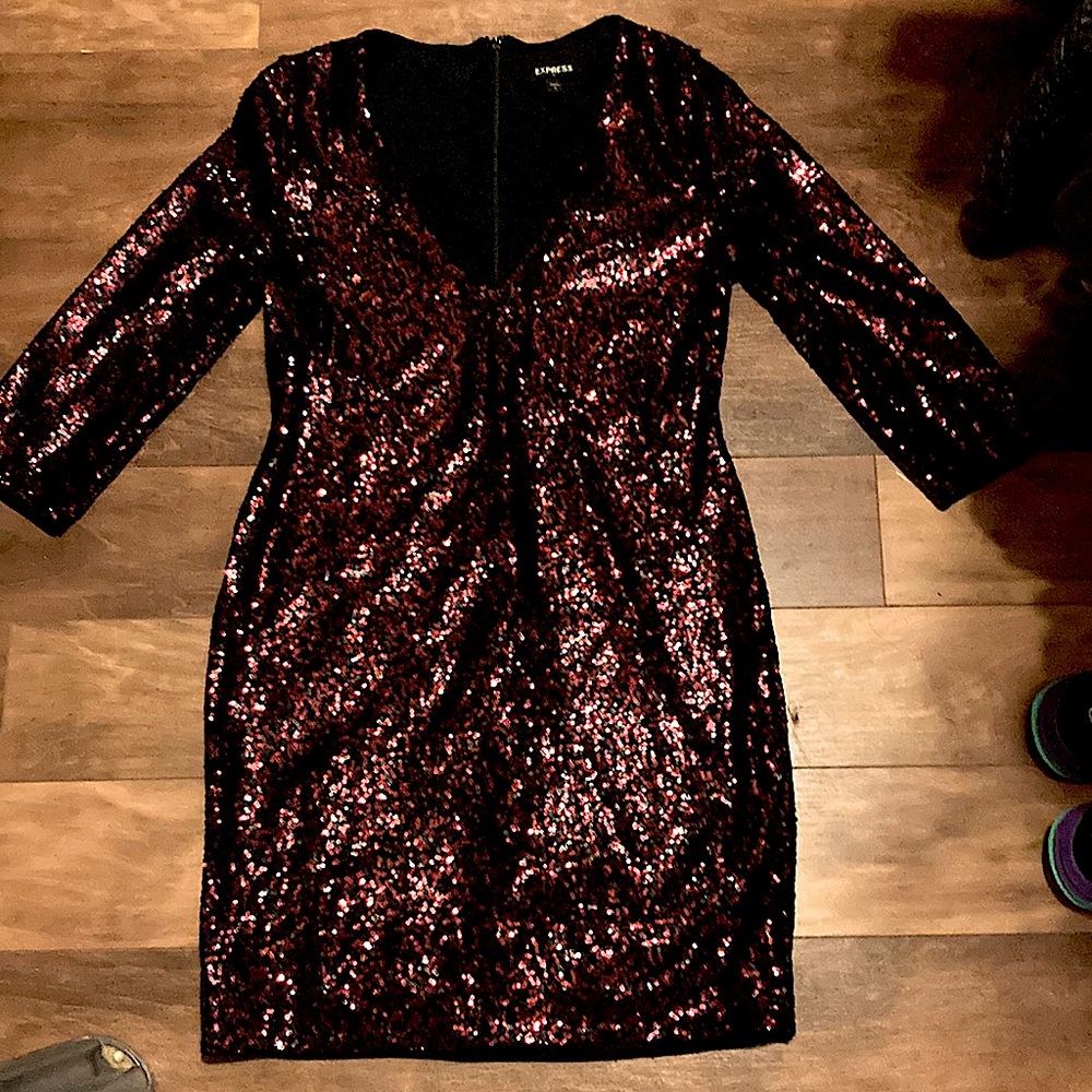 Express Sequin Mini Dress - Picture 1 of 2